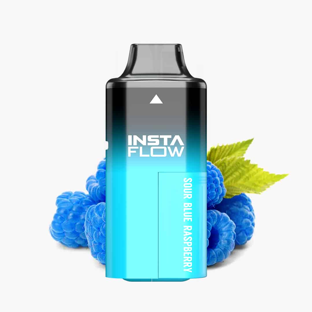 instaflow sour blue raspberry vape kit bis 5000 zuege