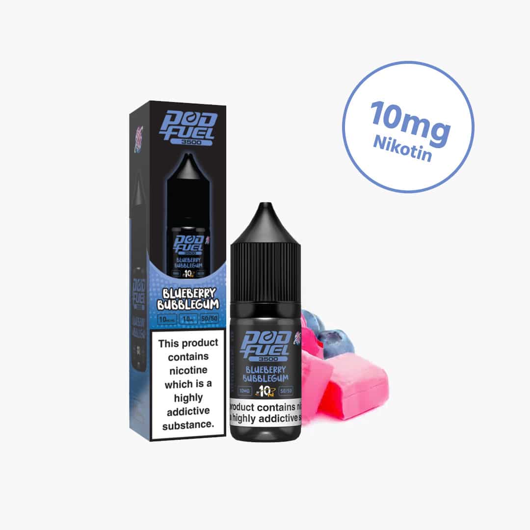 podfuel blueberry bubblegum sel de nicotine liquide 10mg