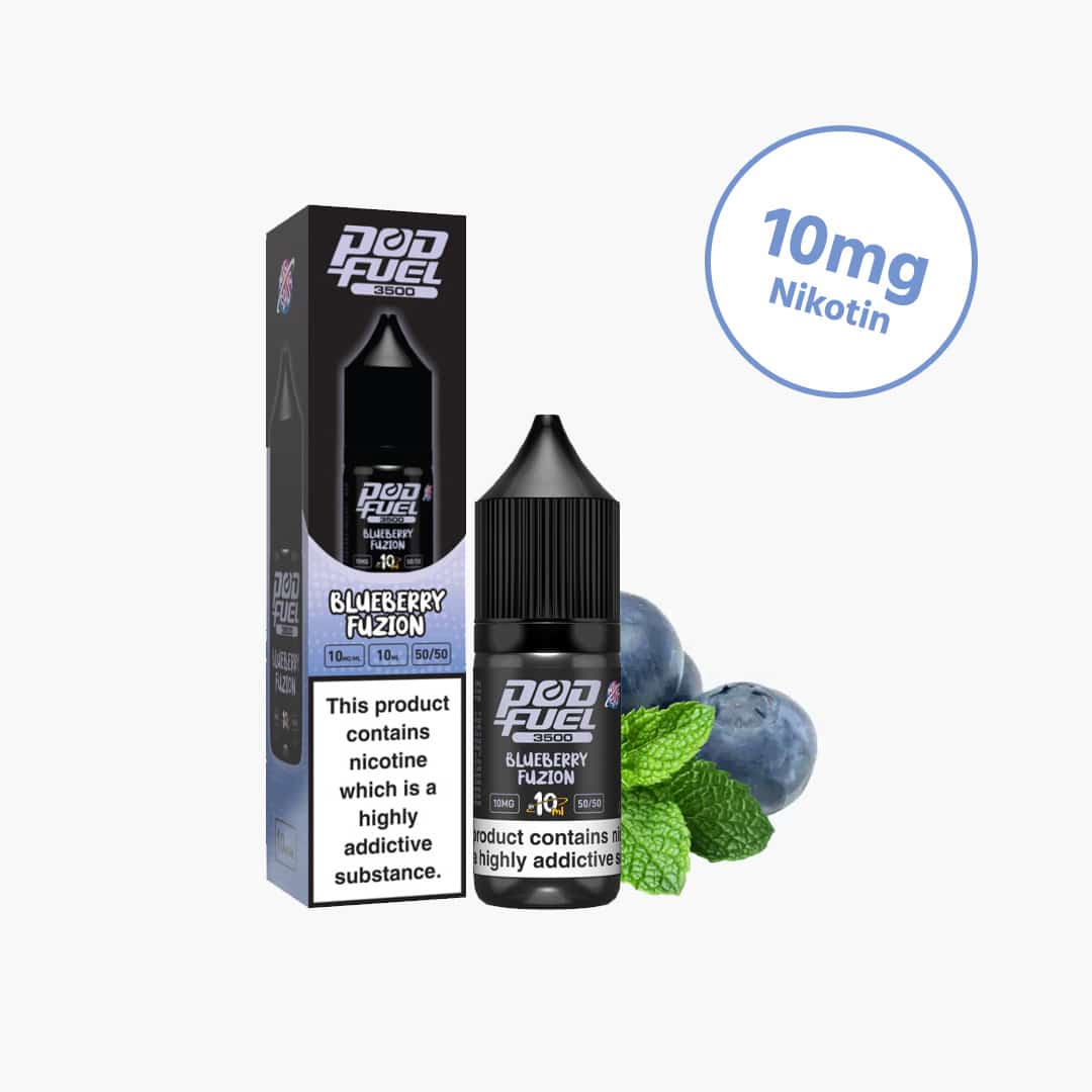 podfuel blueberry fuzion nikotinsalz liquid 10mg