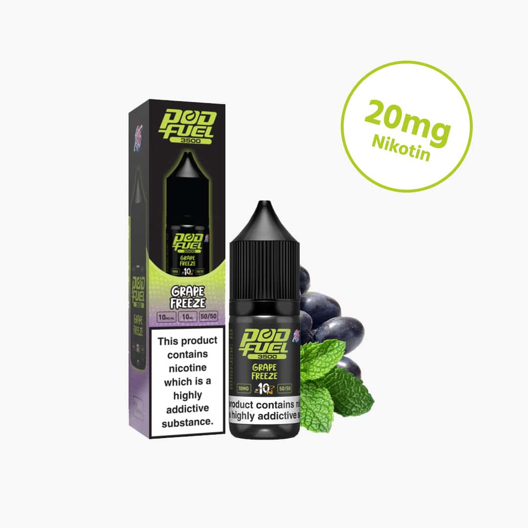 podfuel grape freeze sel de nicotine liquide 20mg