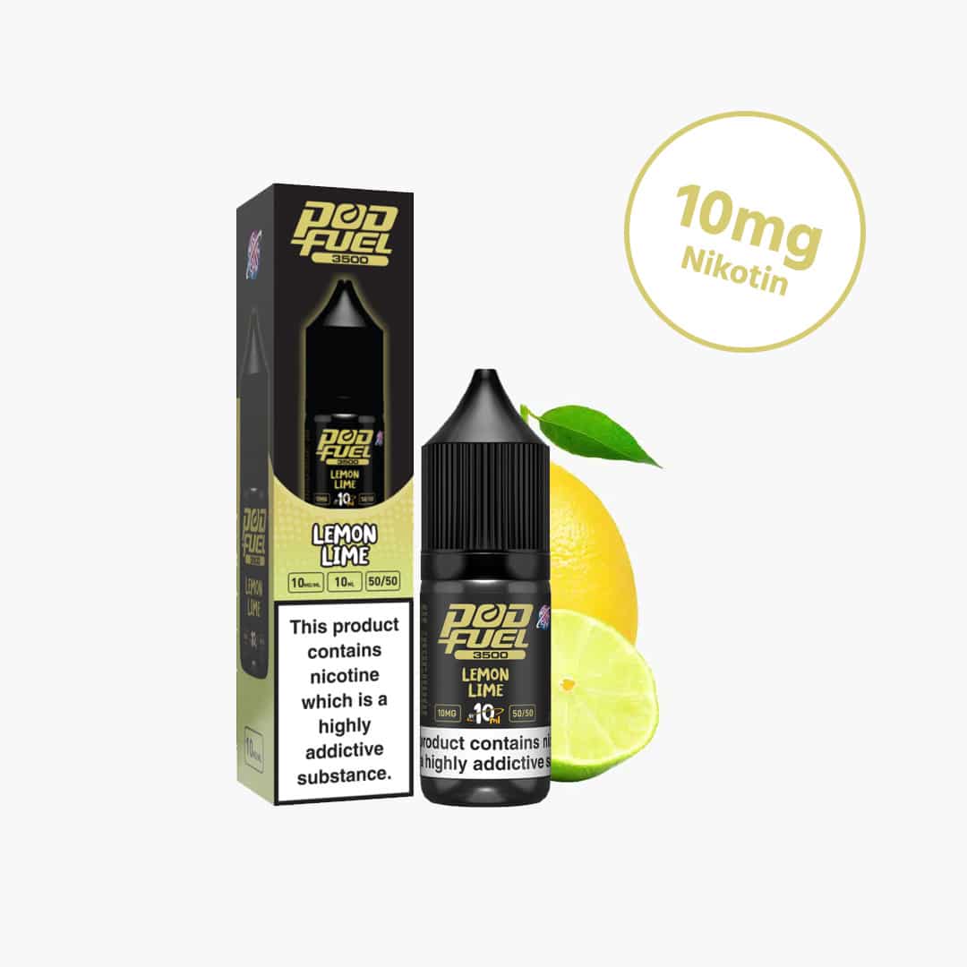 podfuel lemon lime sel de nicotine liquide 10mg