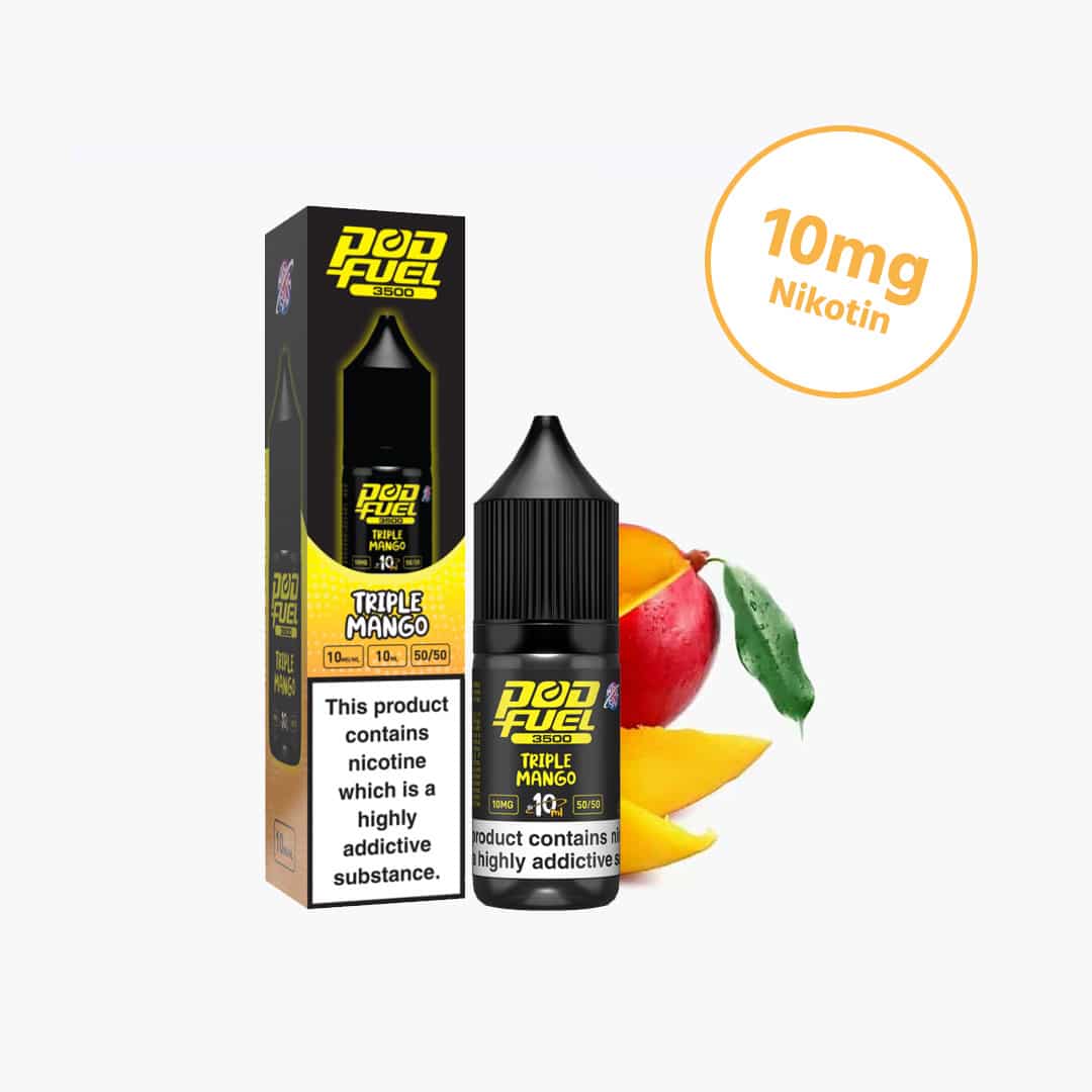 podfuel triple mango nikotinsalz liquid 10mg