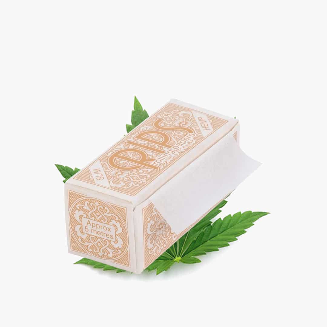 rips braun king size zigarettenpapier papers rolle