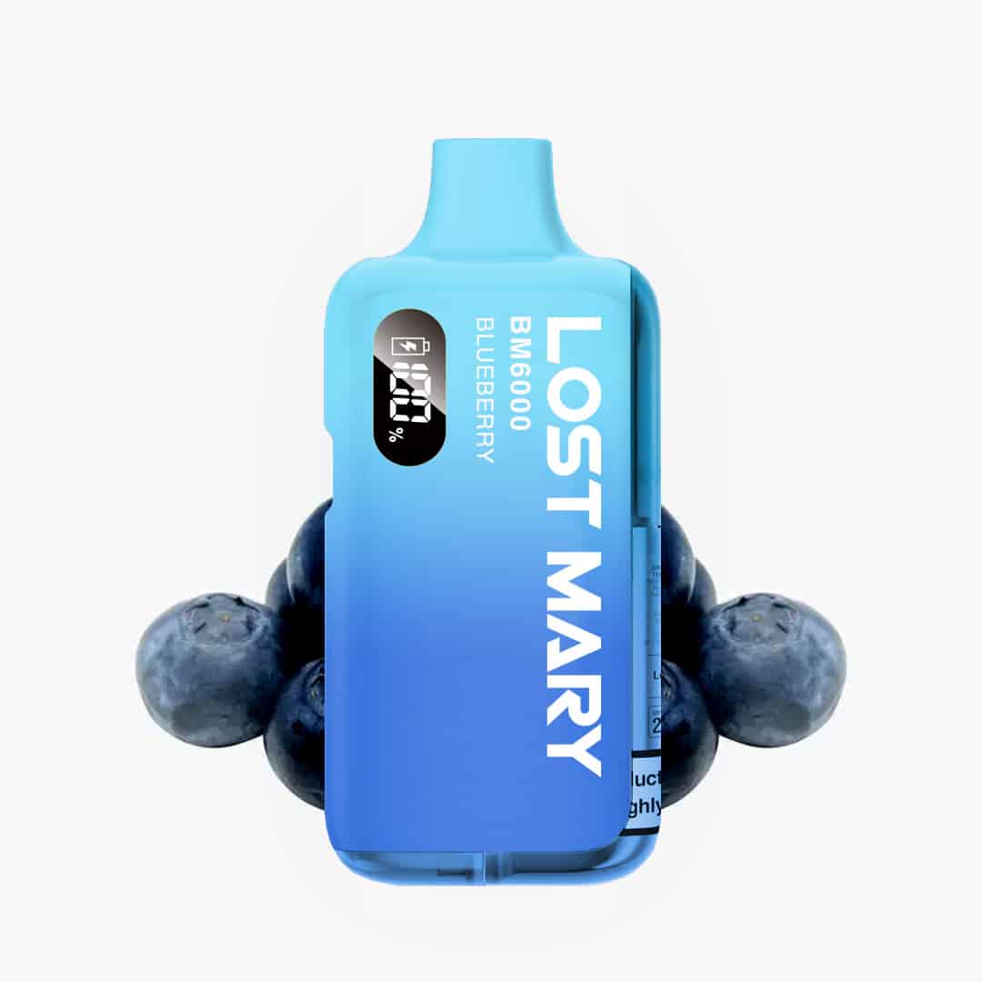 lost mary bm6000 blueberry vape kit bis 6000 zuege