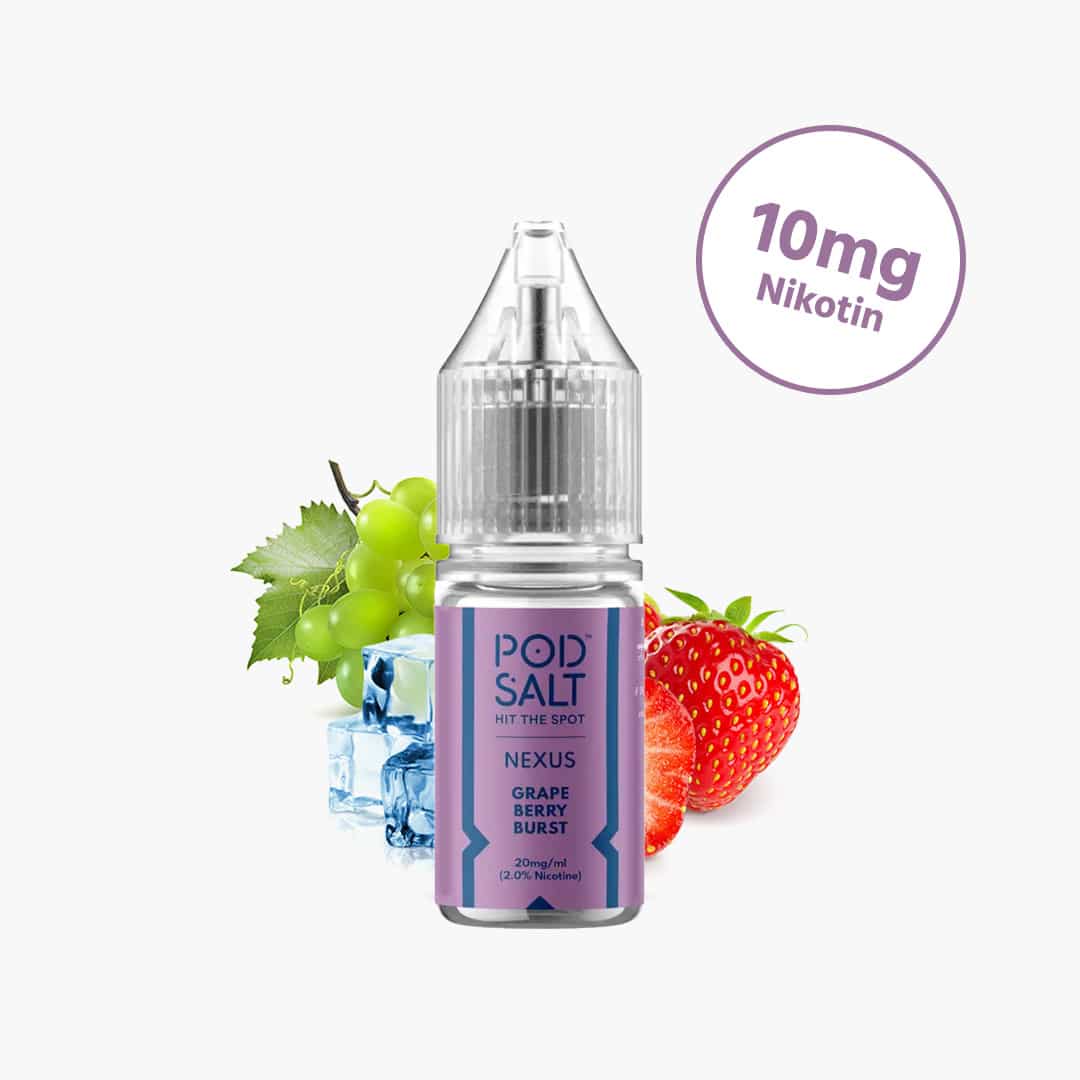 pod salt nexus grape berry burst nikotinsalz liquid 10mg