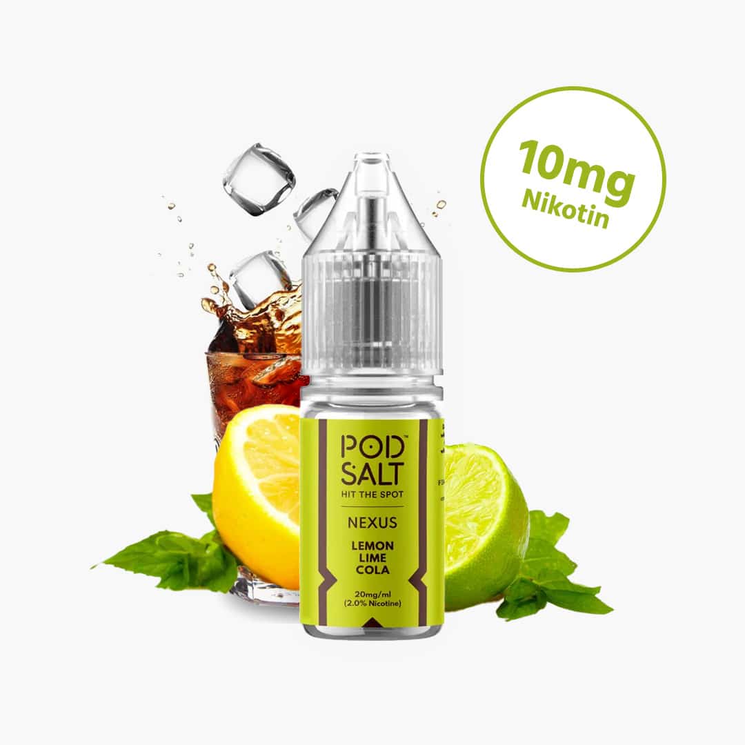 pod salt nexus lemon lime cola nikotinsalz liquid 10mg