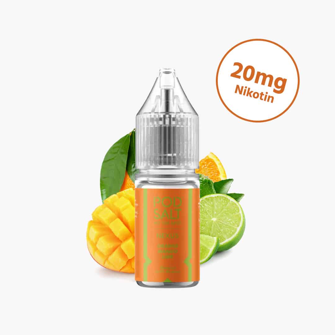 pod salt nexus orange mango lime nikotinsalz liquid 20mg
