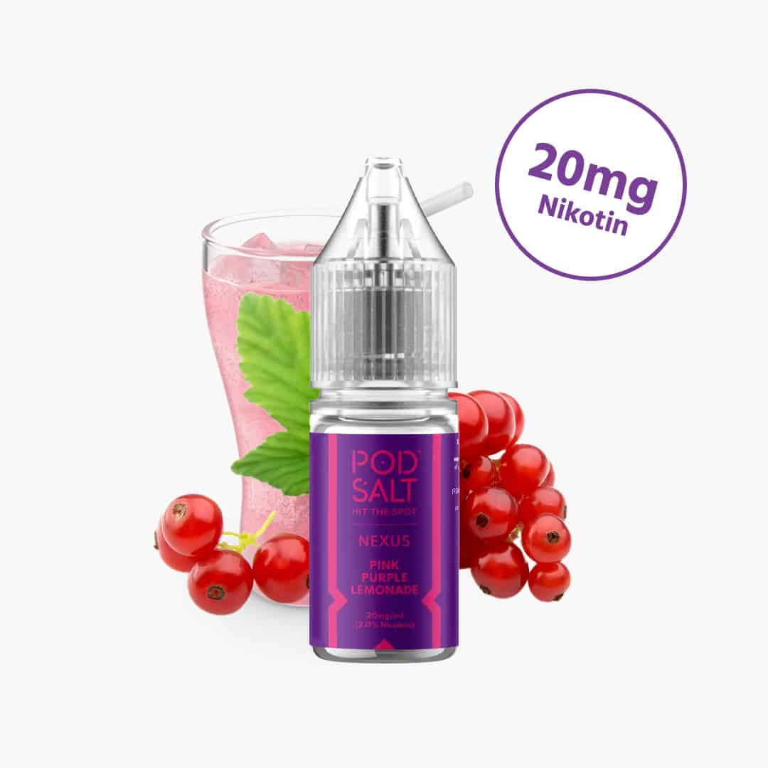 pod salt nexus pink purple lemonade nikotinsalz liquid 20mg