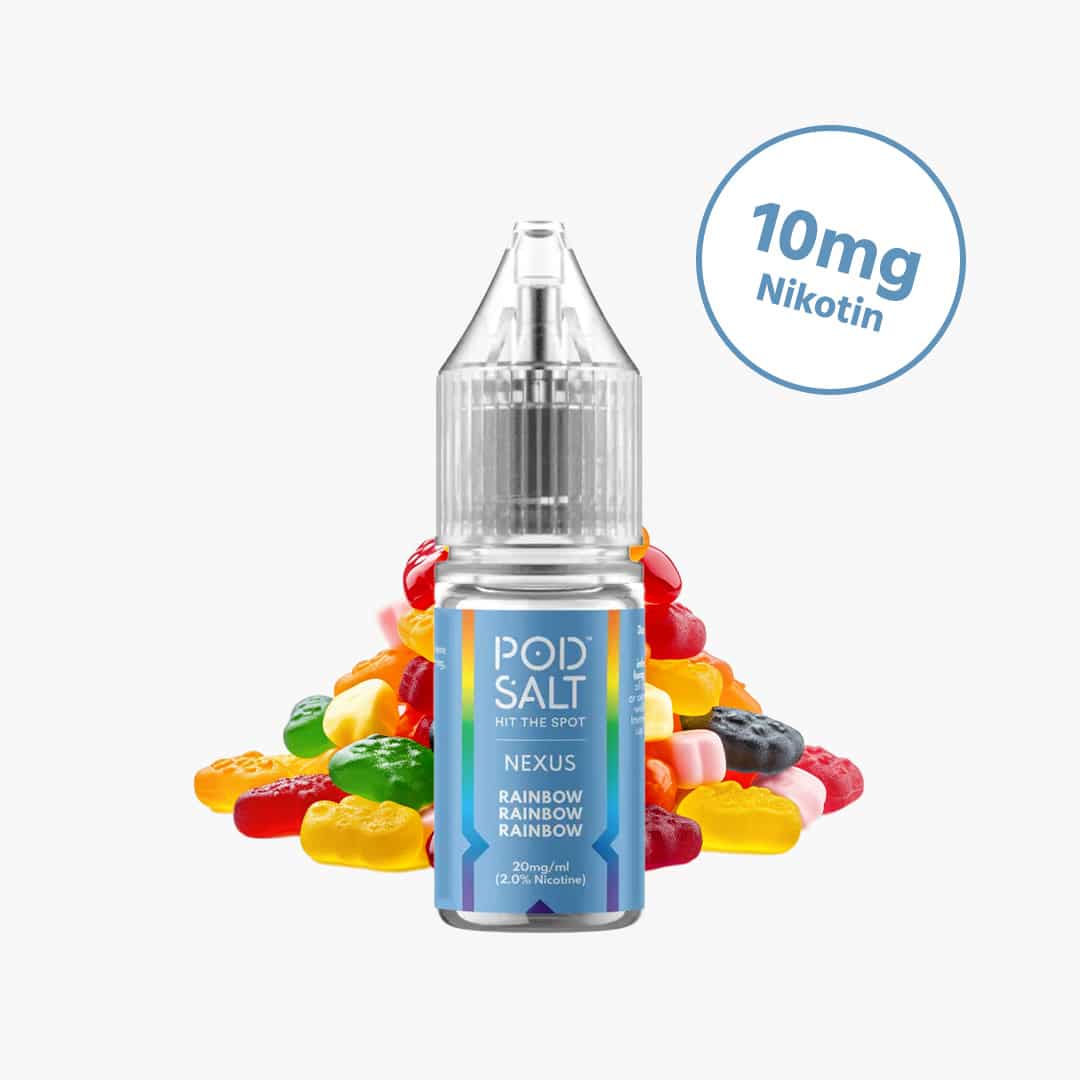 pod salt nexus rainbow nikotinsalz liquid 10mg