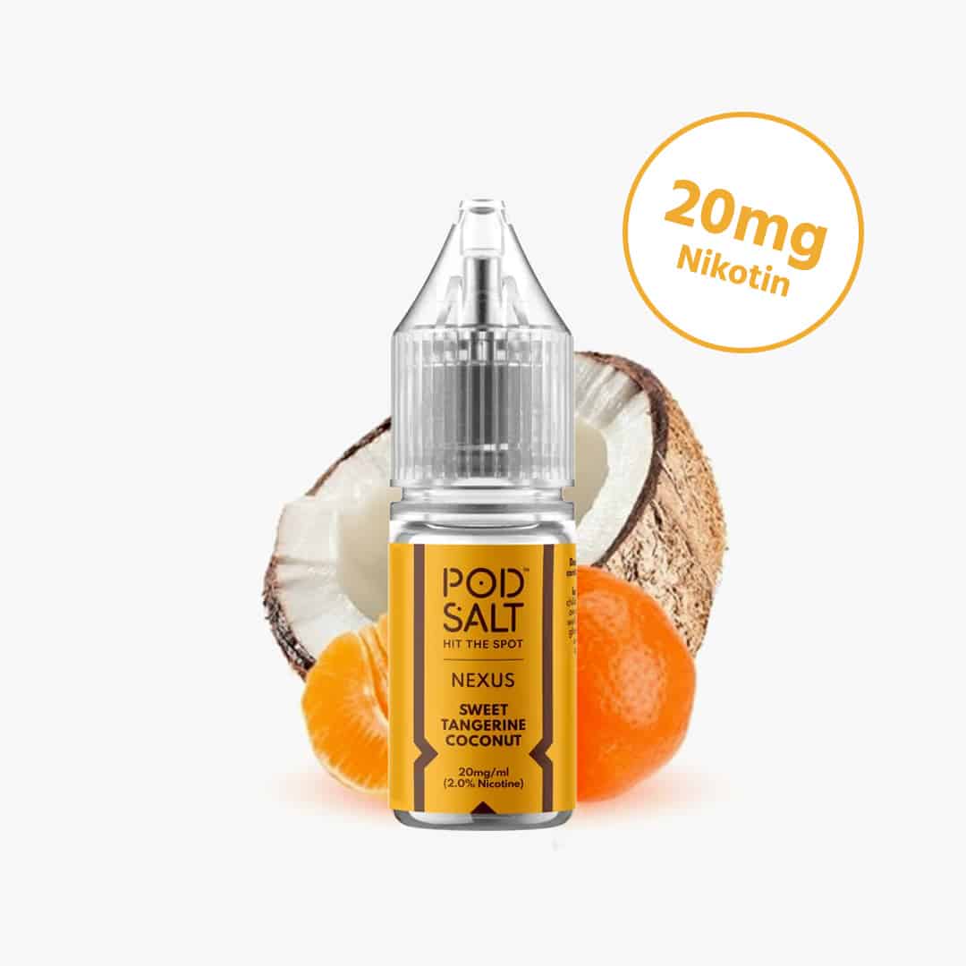 pod salt nexus sweet tangerine coconut nikotinsalz liquid 20mg