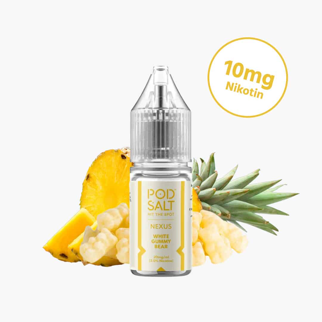 pod salt nexus white gummy bear nikotinsalz liquid 10mg
