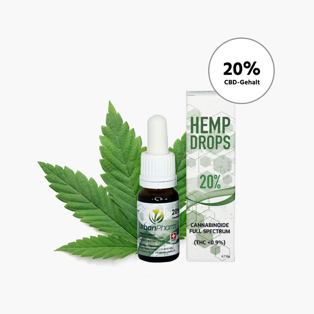 urbanpharm hempdrops cbd oel cbd 20 thc 0 9