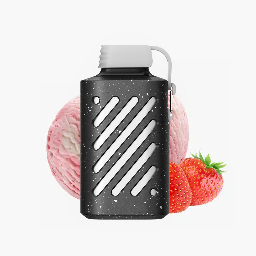 vozol gear 10000 strawberry ice cream erdbeeren eiscreme