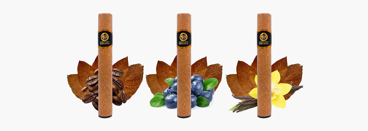 Geschmacksrichtungen XO Havana E-Zigarren