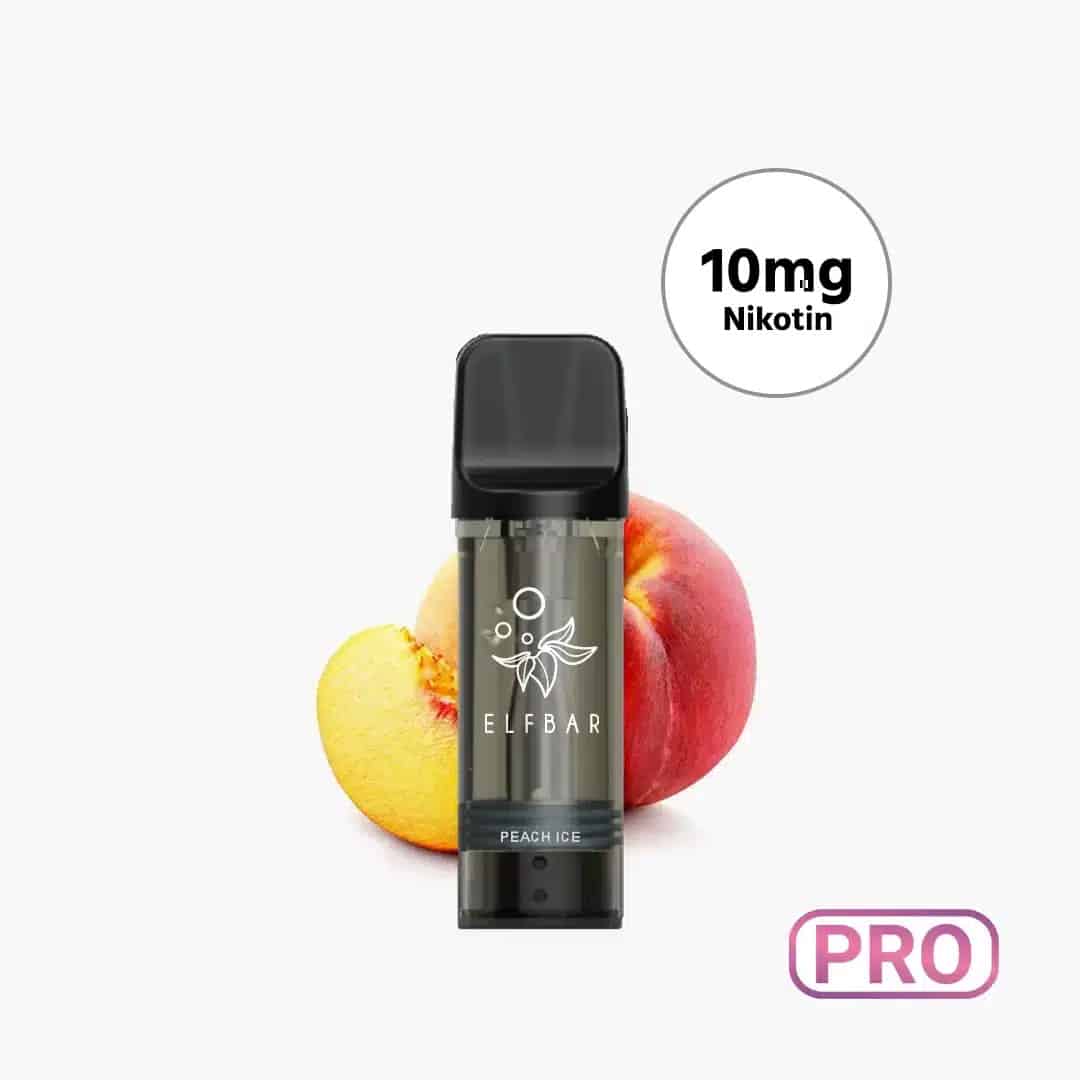 elfbar elfa pro pods 10mg peach ice 2 ex