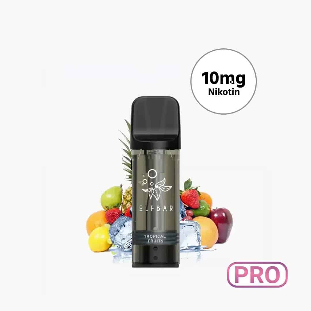 elfbar elfa pro pods 10mg tropical fruit 2 ex