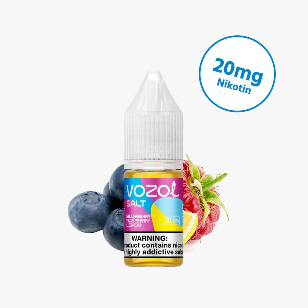 vozol liquid blueberry raspberry lemon nikotinsalz liquid 20mg