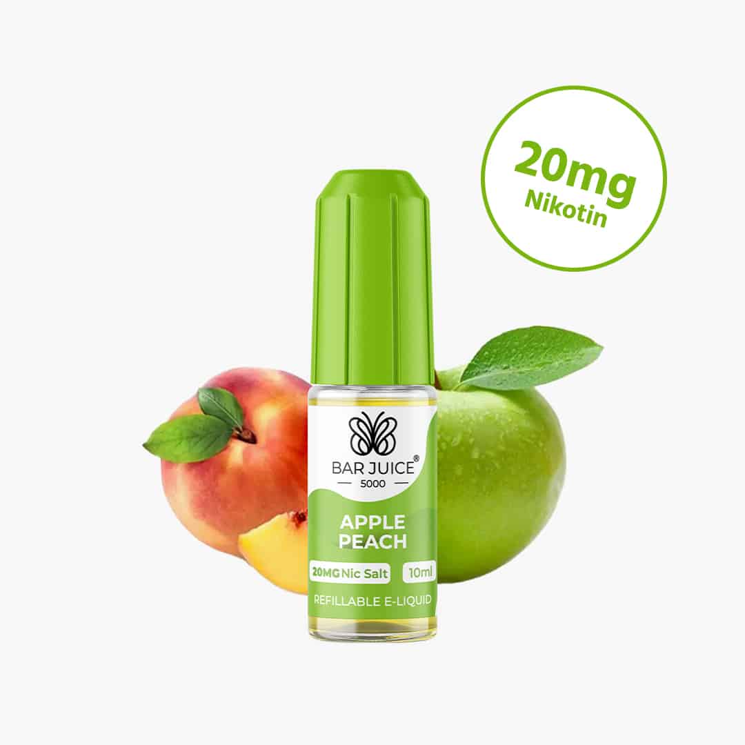 bar juice 5000 apple peach nikotinsalz liquid 20mg