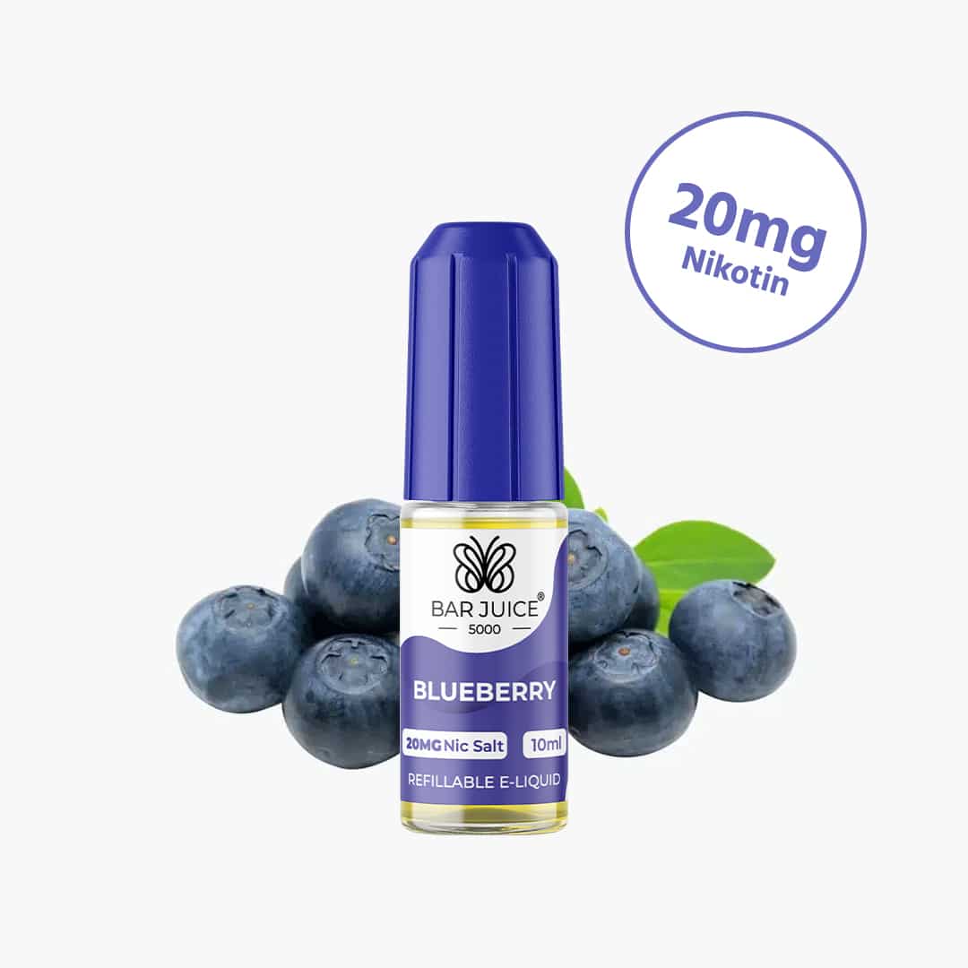 bar juice 5000 blueberry nikotinsalz liquid 20mg