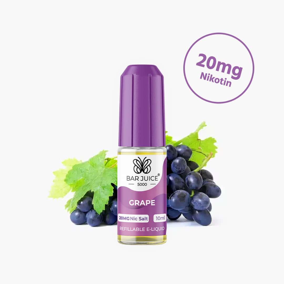 bar juice 5000 grape nikotinsalz liquid 20mg
