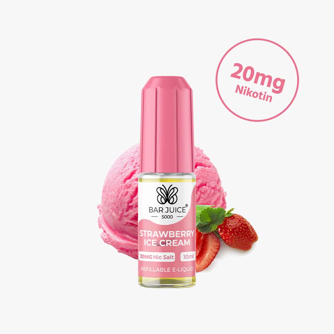 bar juice 5000 strawberry ice cream nikotinsalz liquid 20mg