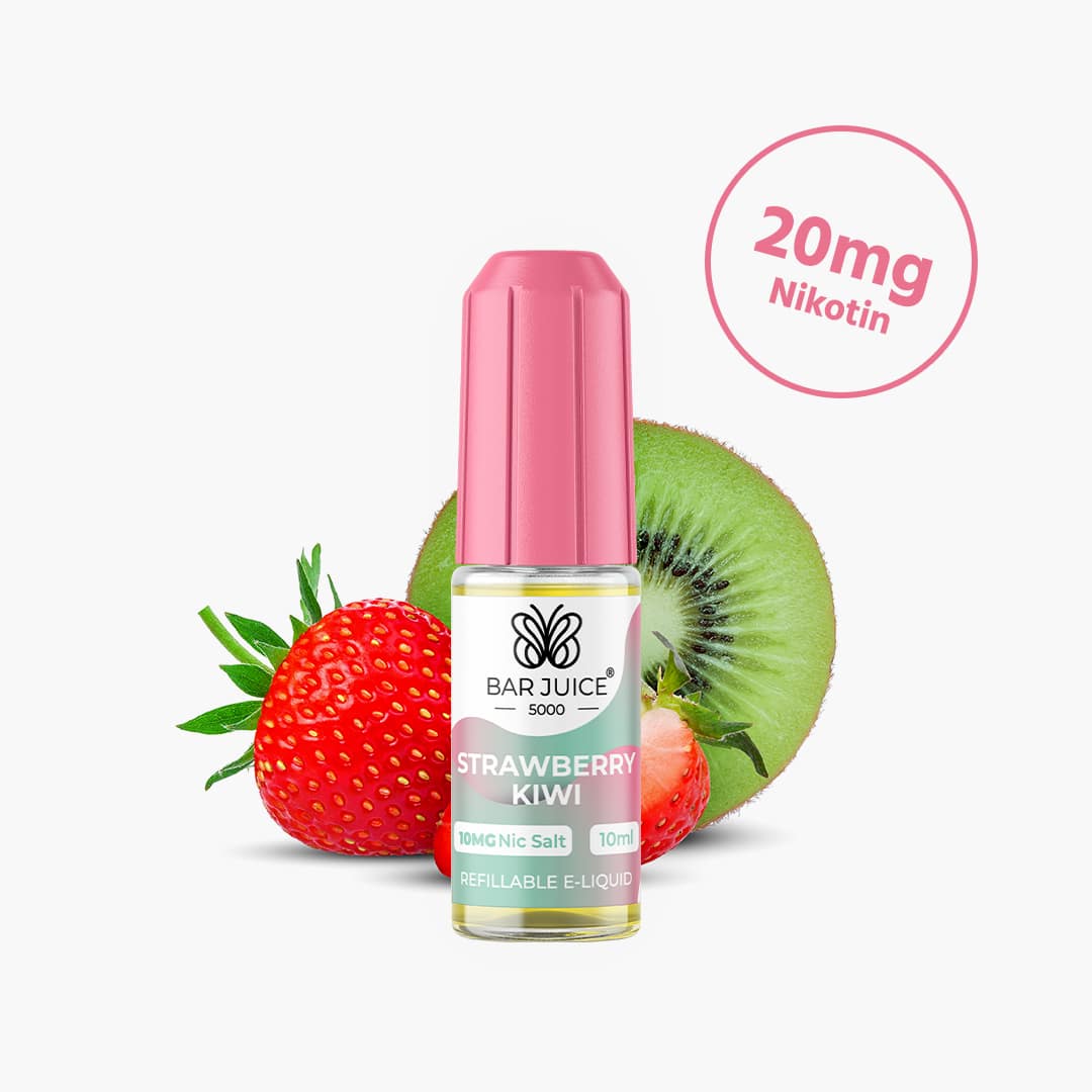 bar juice 5000 strawberry kiwi nikotinsalz liquid 20mg
