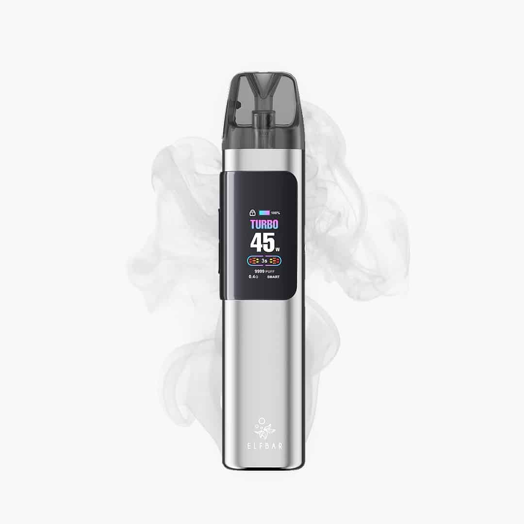 elfbar elfx pro silver pod system mit display