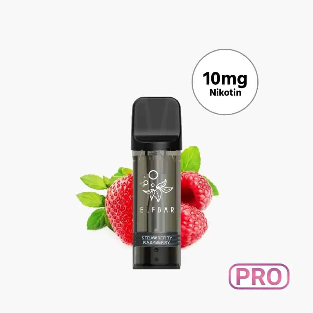 elfbar elfa pro pods 10mg strawberry raspberry 2 ex