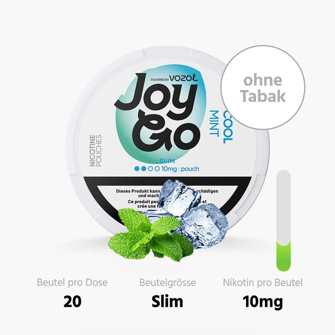 Vozol Snus Joy Go Cool mint 10 mg