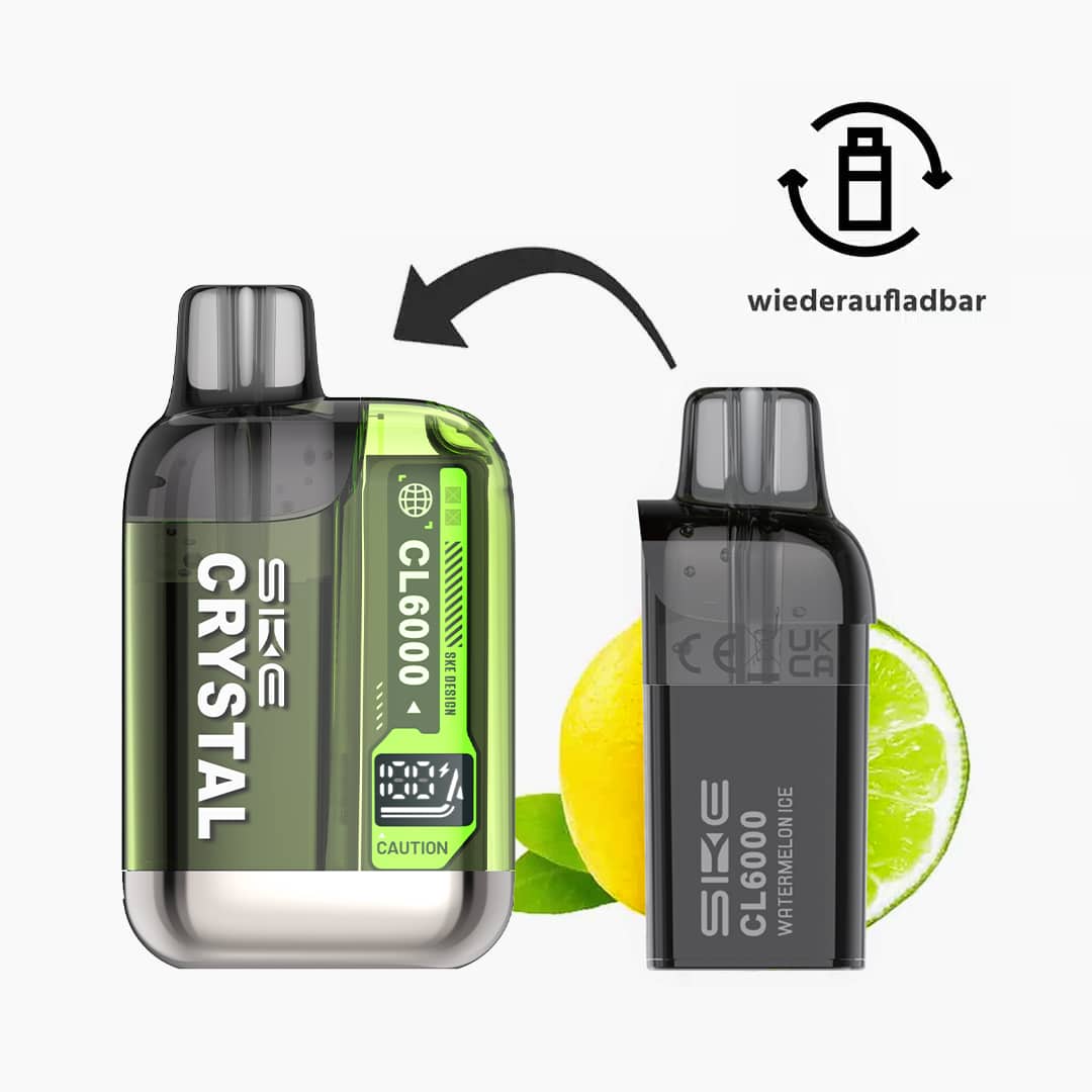 ske crystal cl6000 starter kit green inkl 1x lemon lime pod
