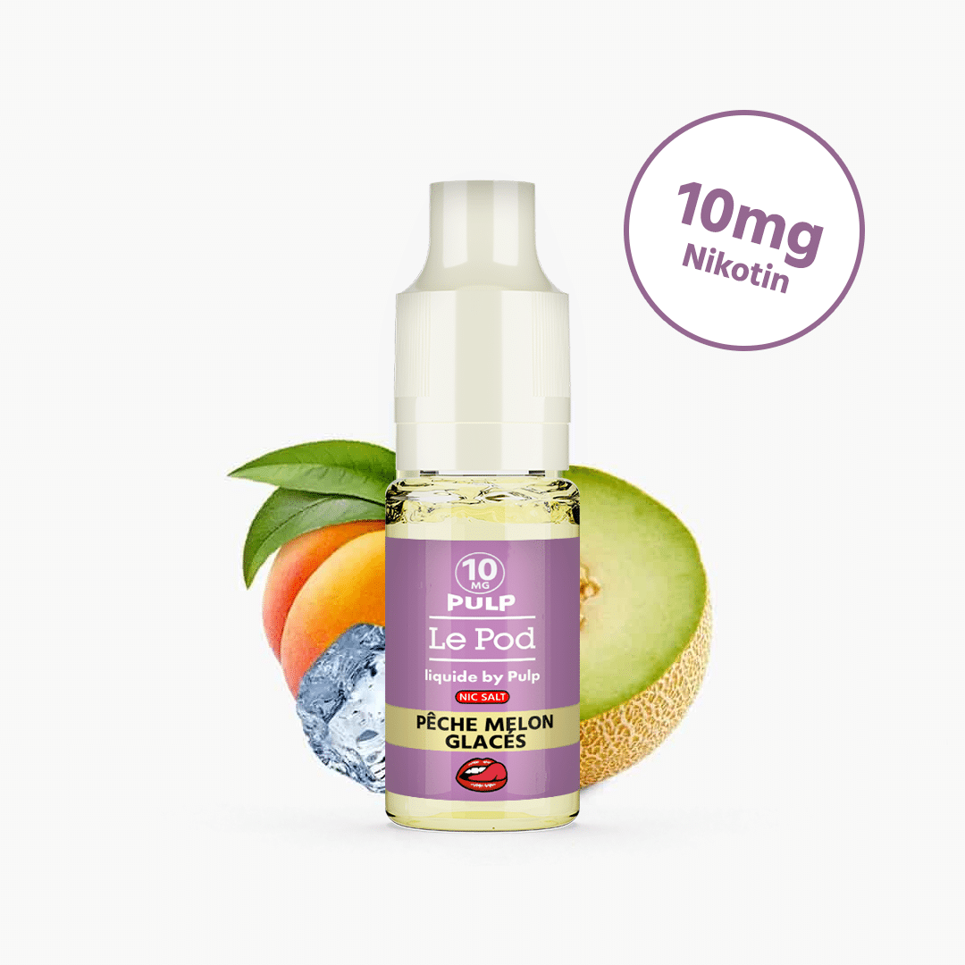le pod by pulp frosted peach melon nikotinsalz liquid 10mg