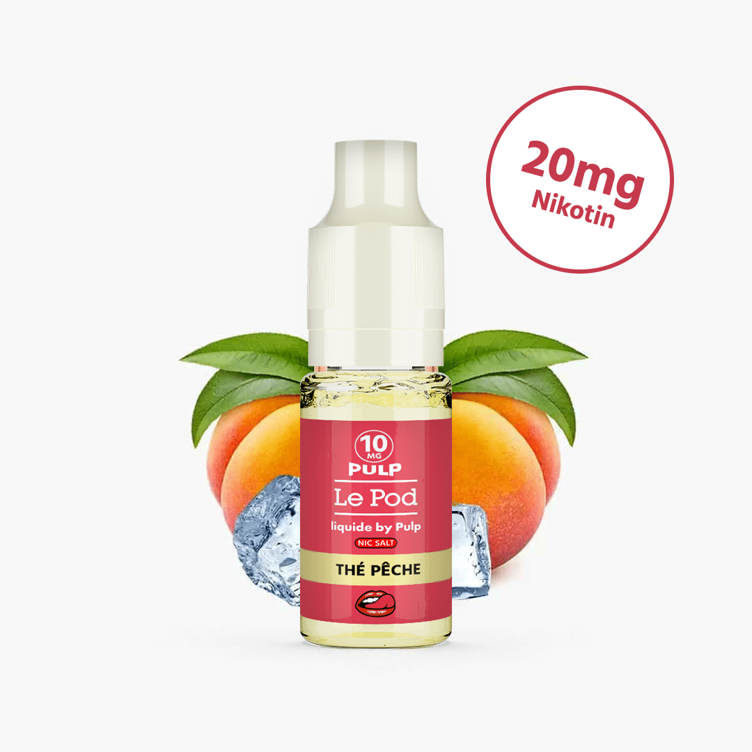 le pod by pulp peach tea nikotinsalz liquid 20mg
