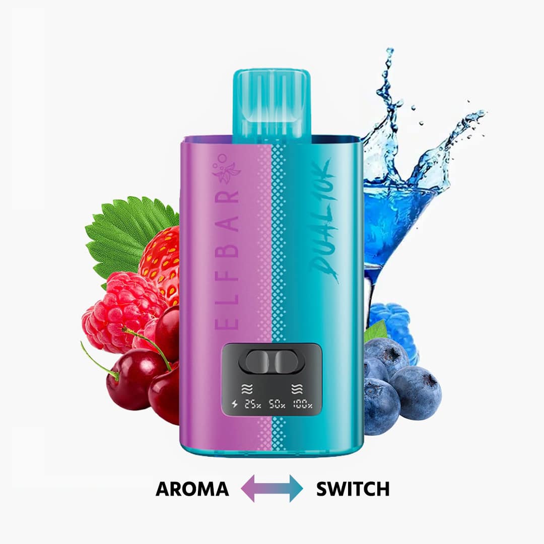 elfbar dual 10k purple edition vape kit bis 10000 zuege 1