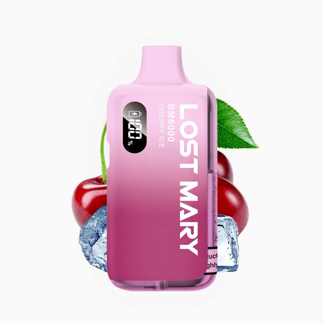 lost mary bm6000 cherry ice vape kit bis 6000 zuege