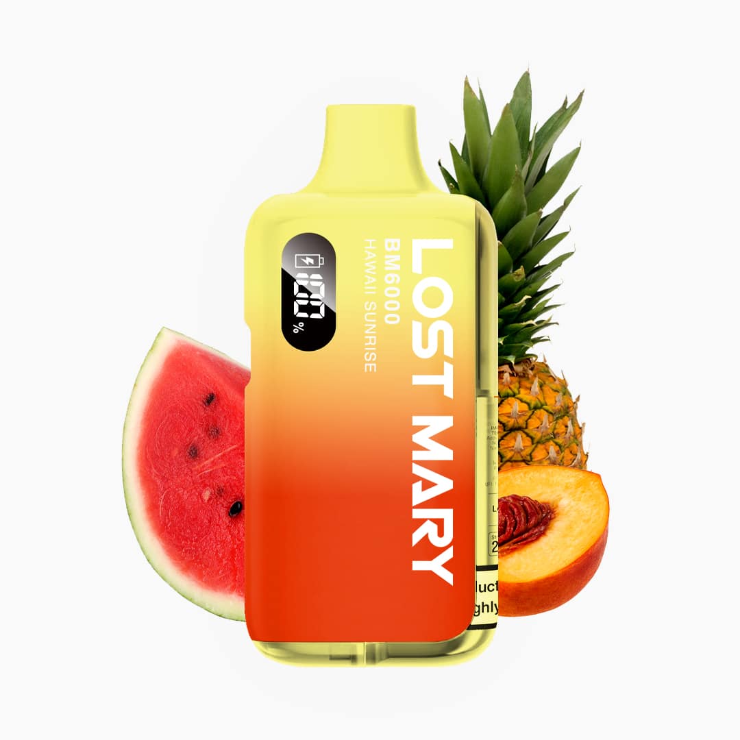 lost mary bm6000 hawaii sunrise vape kit bis 6000 zuege