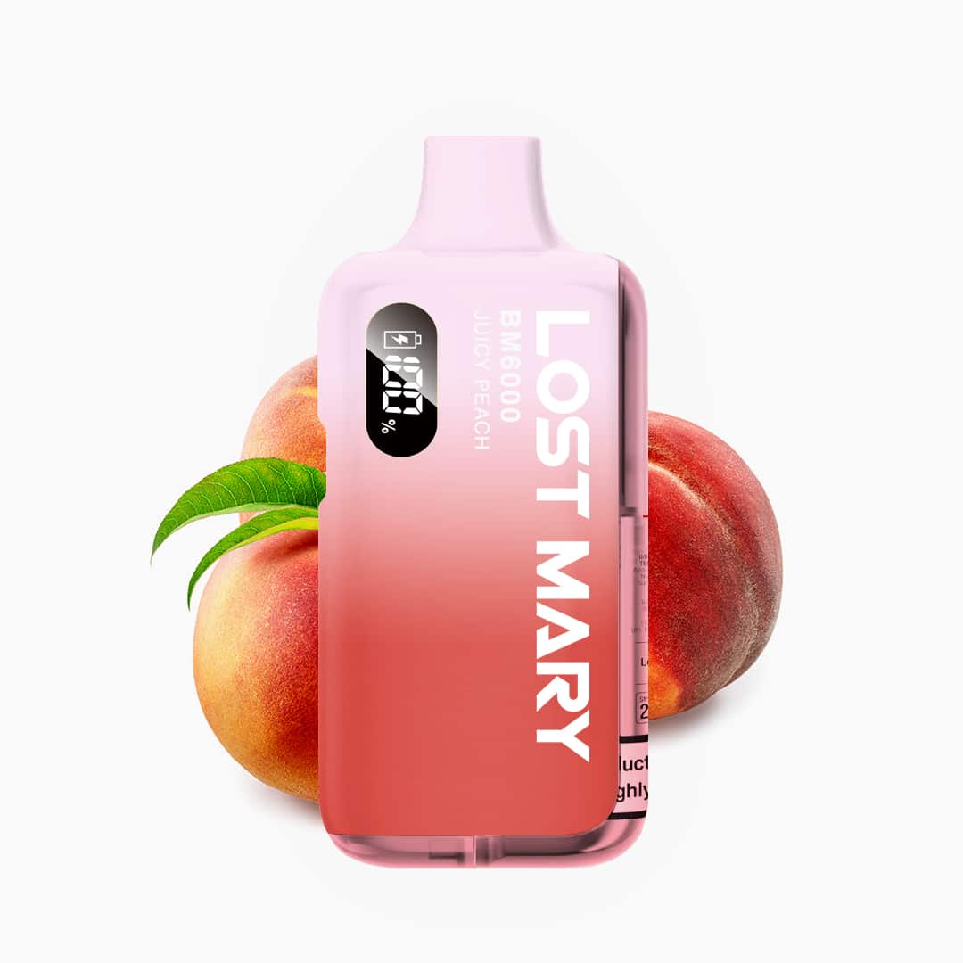 lost mary bm6000 juicy peach vape kit bis 6000 zuege