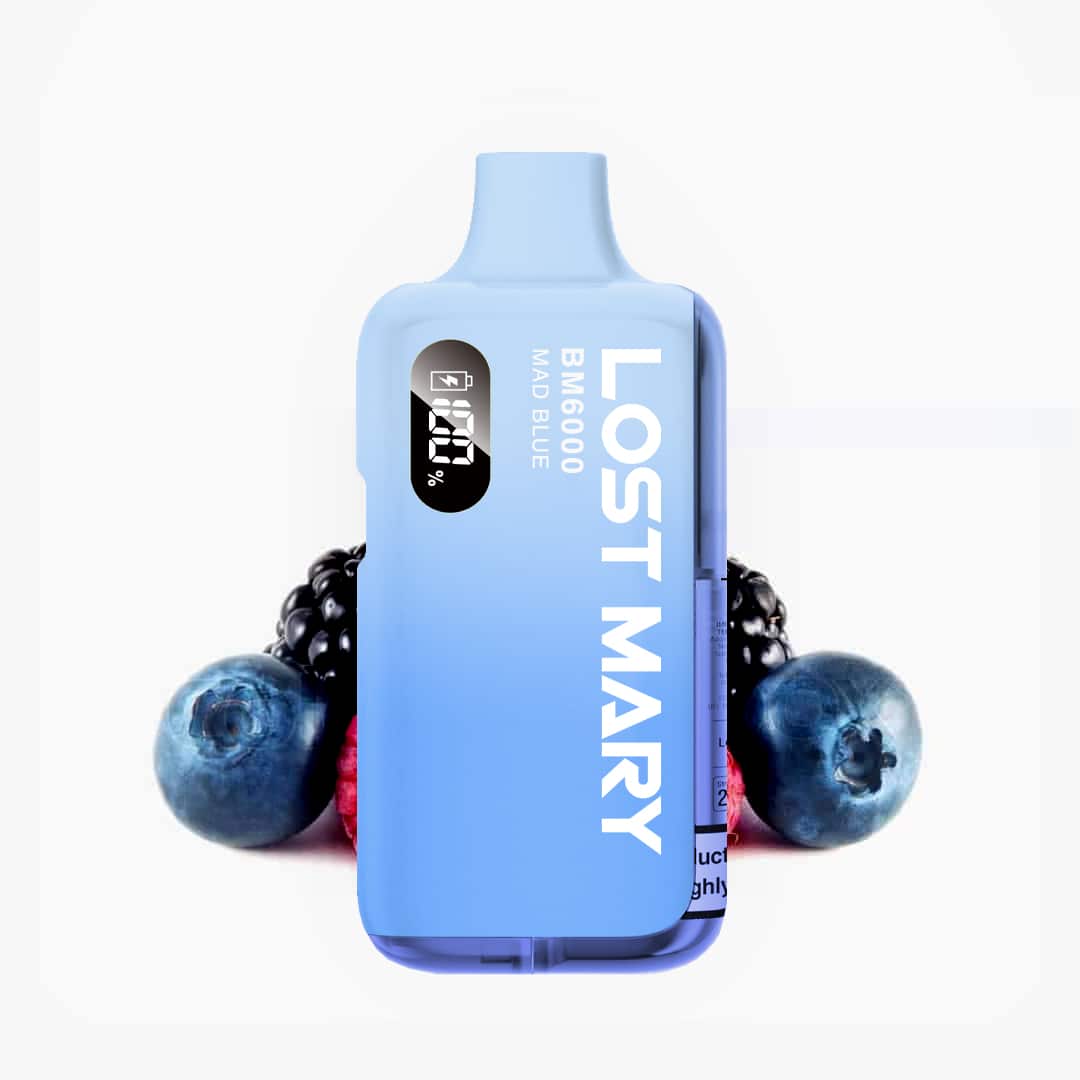 lost mary bm6000 mad blue vape kit bis 6000 zuege