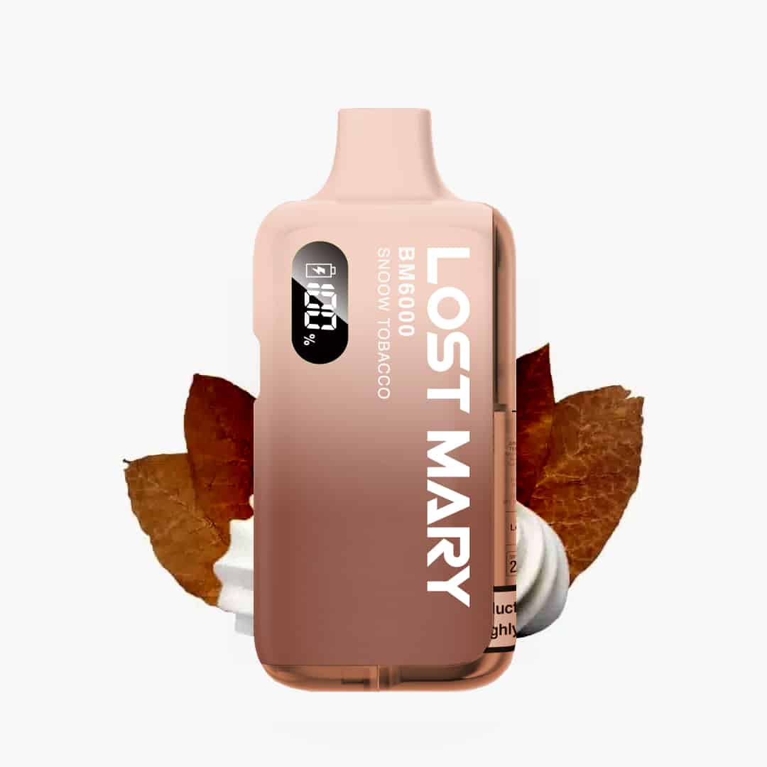 lost mary bm6000 snoow tobacco vape kit bis 6000 zuege
