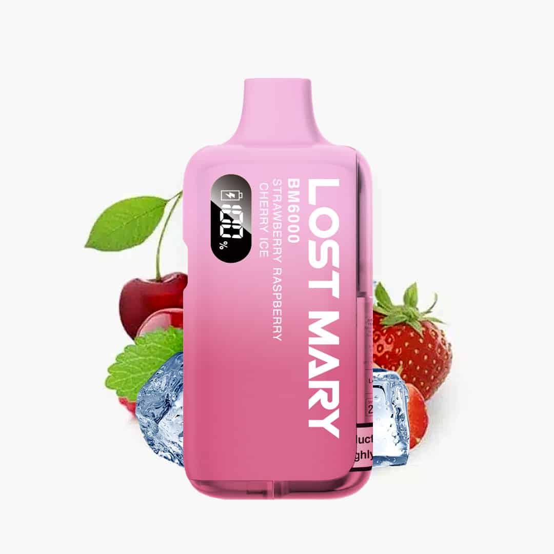 lost mary bm6000 strawberry raspberry cherry ice vape kit bis 6000 zuege