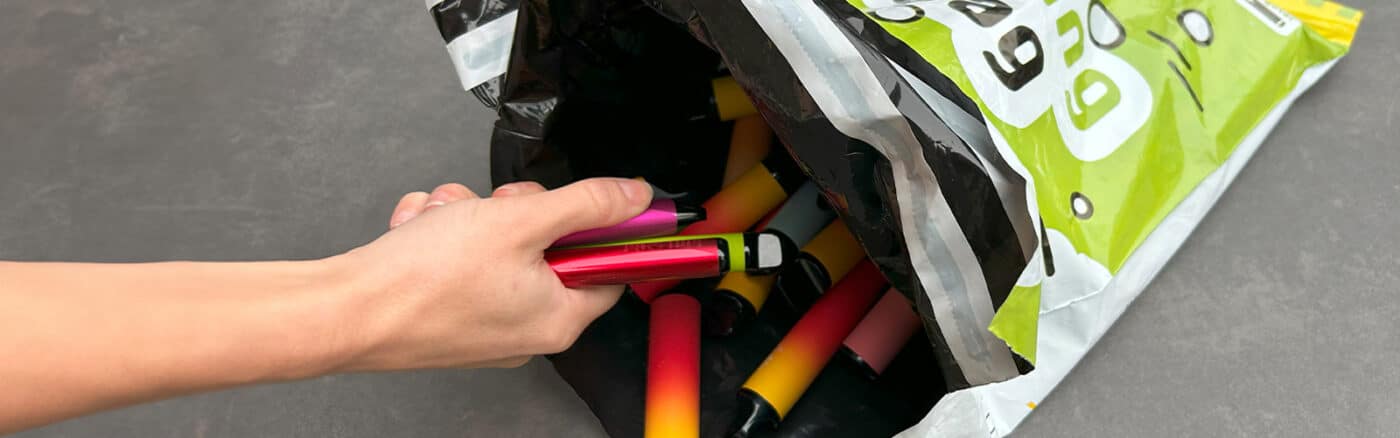 Verkaufszahlen von Einweg Vapes brechen in der Schweiz ein