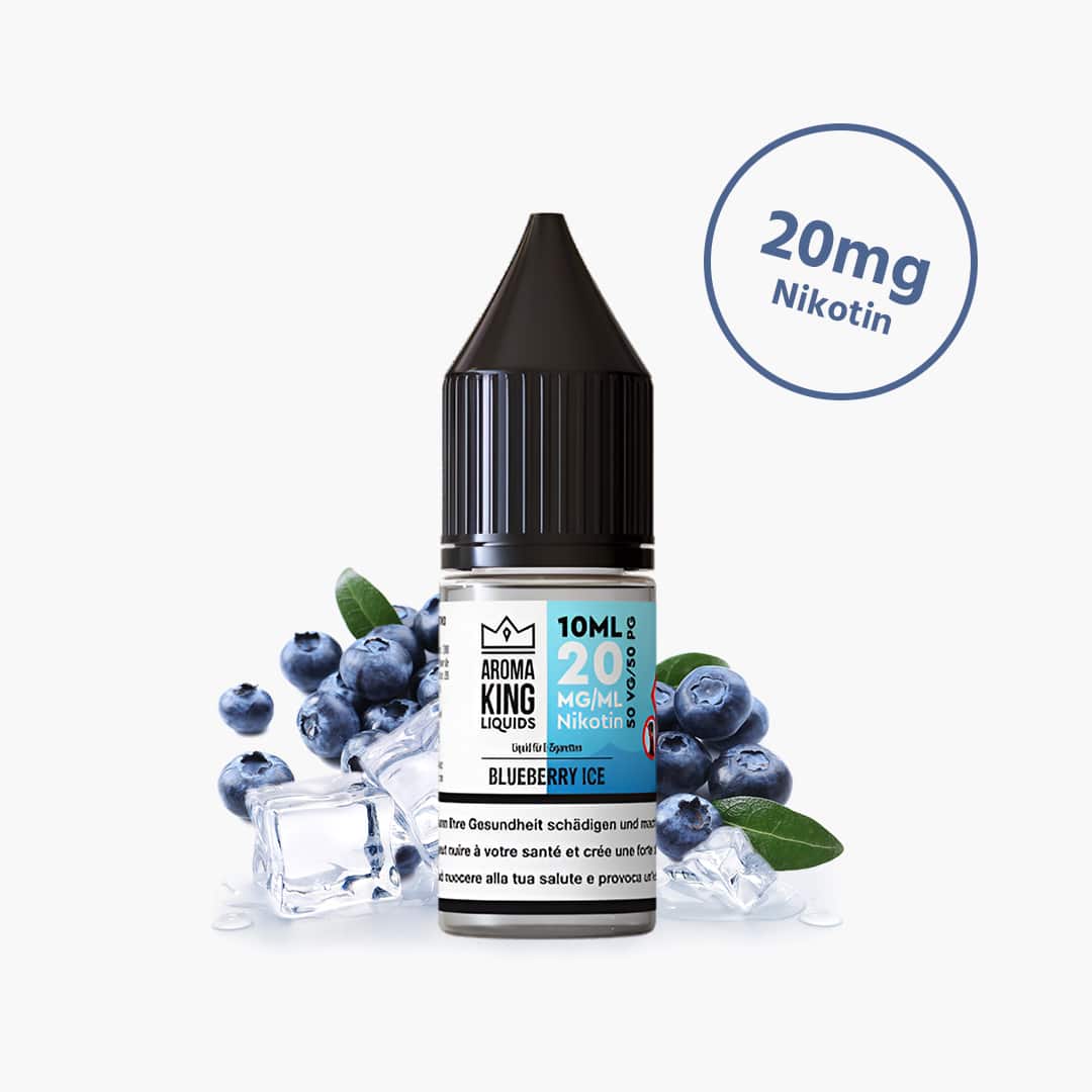 aroma king liquid blueberry ice nikotinsalz e liquid 20mg