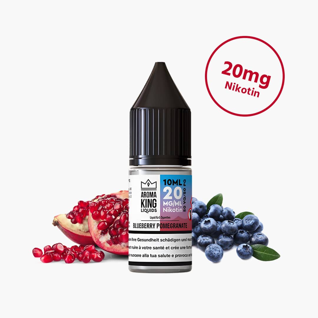 aroma king liquid blueberry pomegranate nikotinsalz e liquid 20mg
