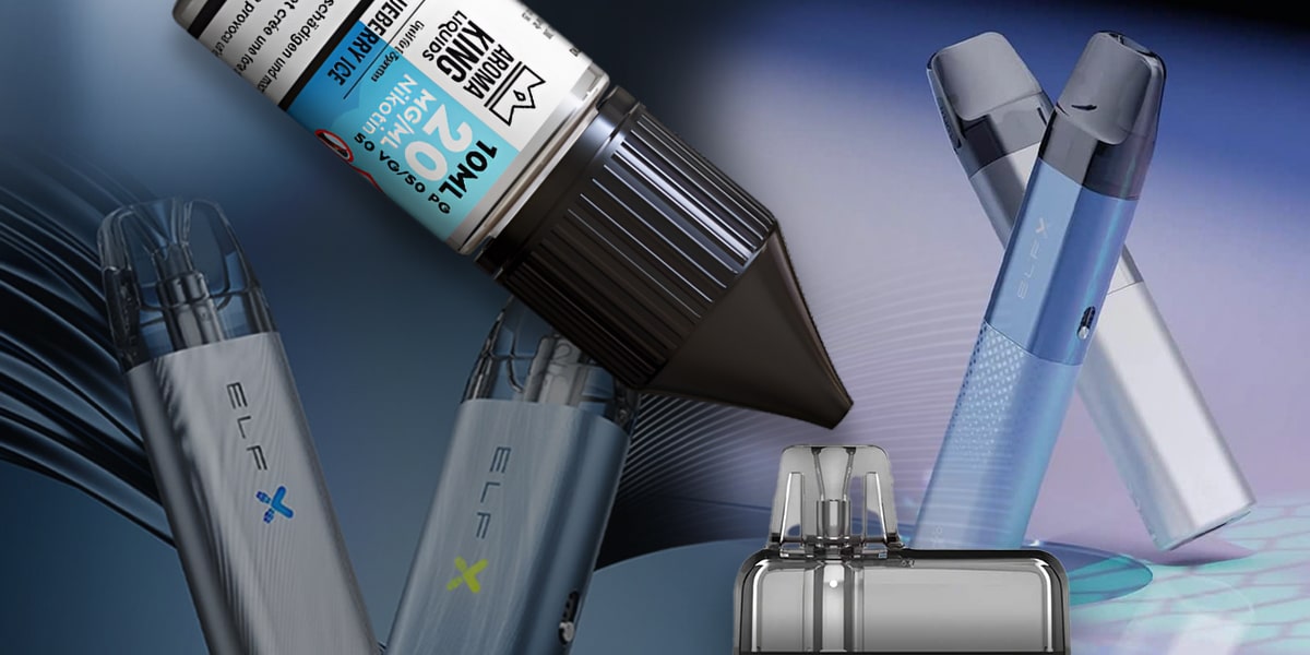 Pod Systeme passend zu Aroma King E-Liquids