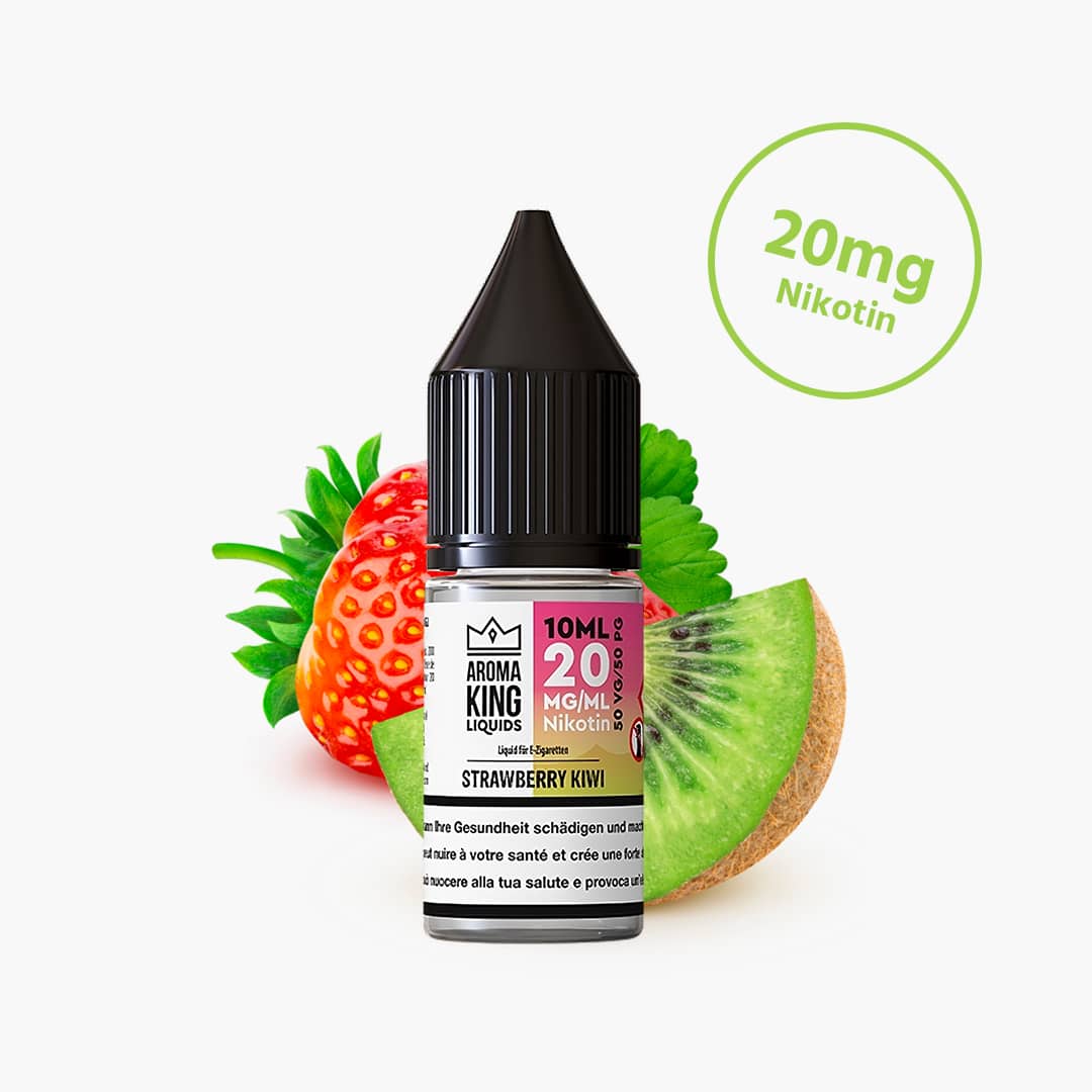 aroma king liquid strawberry kiwi nikotinsalz e liquid 20mg