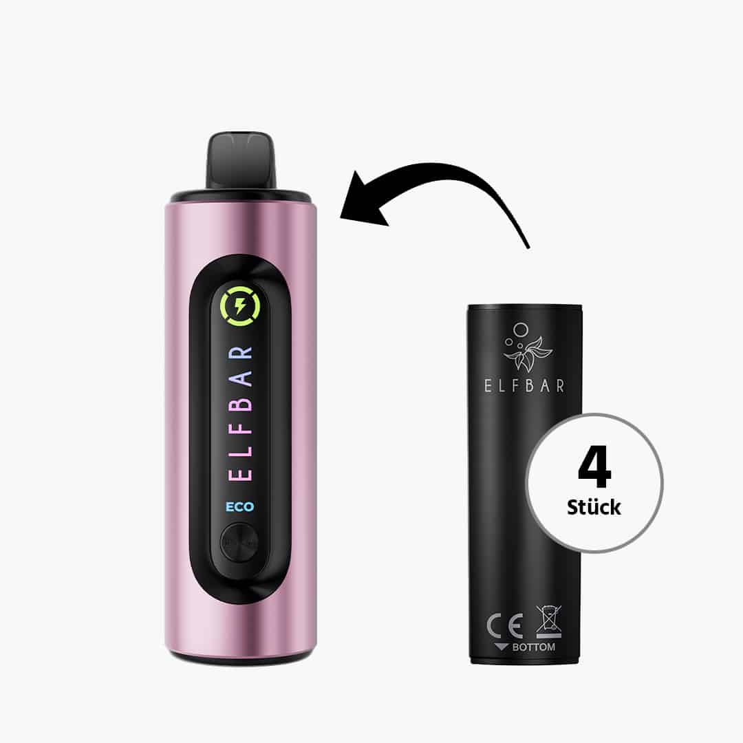 elfbar 4 in 1 starter kit berry edition inkl 4 liquid pods