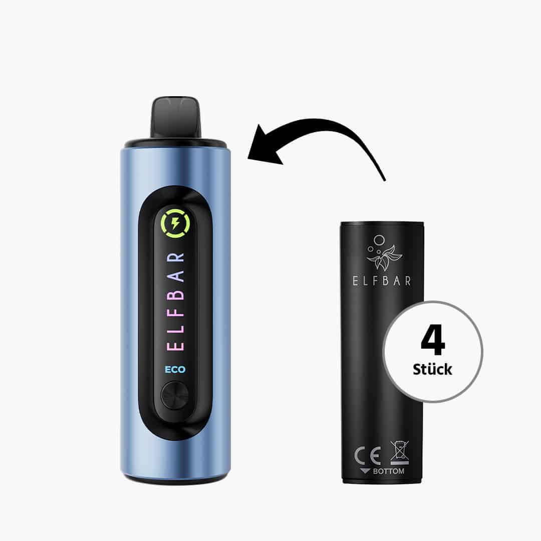 elfbar 4 in 1 starter kit elfbar edition inkl 4 liquid pods