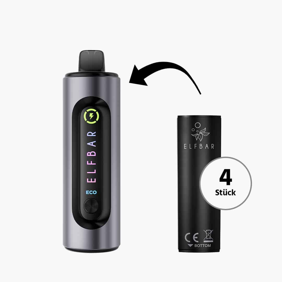 elfbar 4 in 1 starter kit fruit edition inkl 4 liquid pods