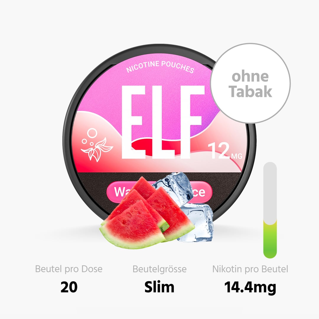 elfbar elf watermelon snus ohne tabak 24g 12mg nikotin