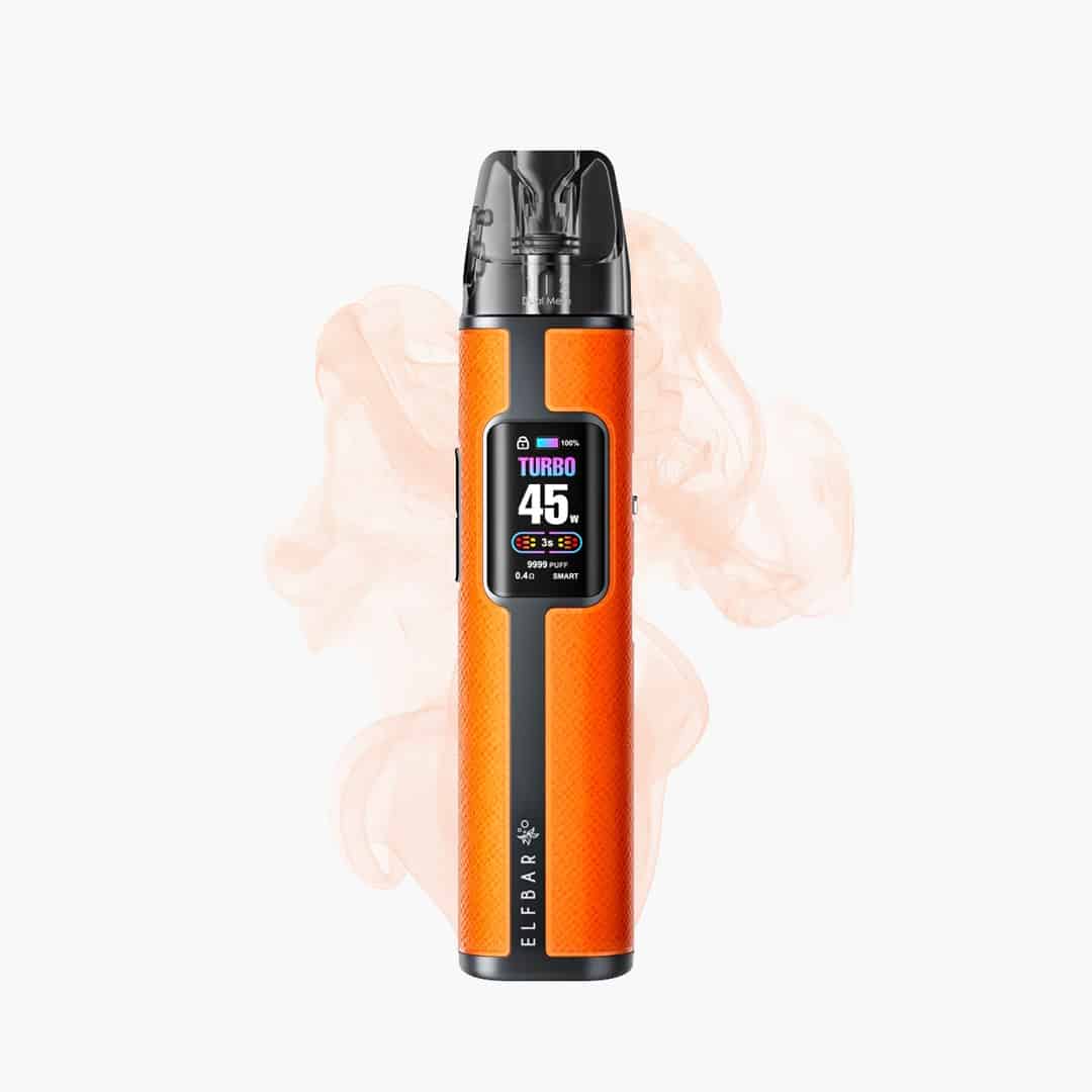 elfbar elfx pro ce orange pod system mit display