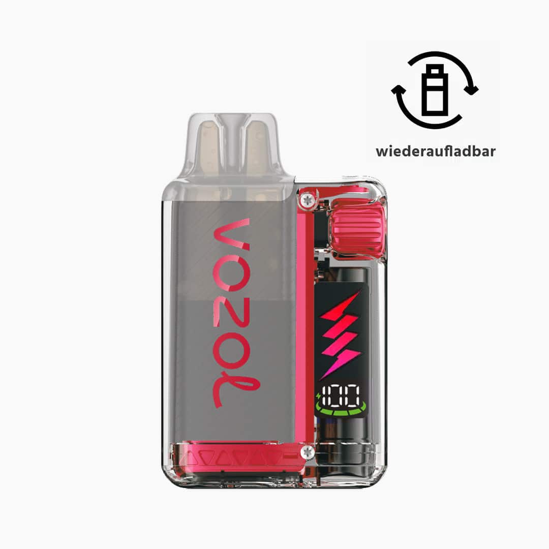 vozol vista plug red akku ohne liquid pod